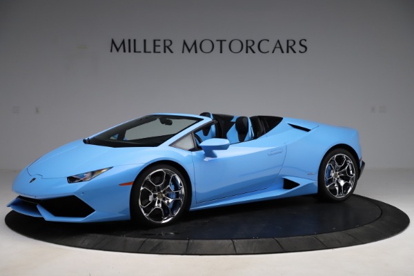 Used 2016 Lamborghini Huracan LP 610-4 Spyder for sale Sold at Aston Martin of Greenwich in Greenwich CT 06830 2