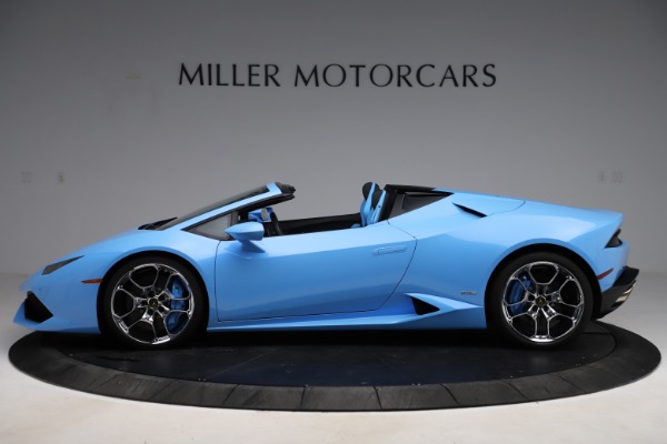 Used 2016 Lamborghini Huracan LP 610-4 Spyder for sale Sold at Miller Motorcars Aston Martin in Greenwich CT 06830 3