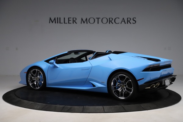 Used 2016 Lamborghini Huracan LP 610-4 Spyder for sale Sold at Miller Motorcars Aston Martin in Greenwich CT 06830 4