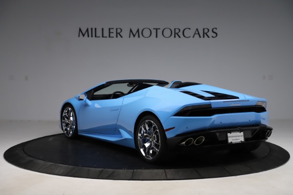 Used 2016 Lamborghini Huracan LP 610-4 Spyder for sale Sold at Miller Motorcars Aston Martin in Greenwich CT 06830 5