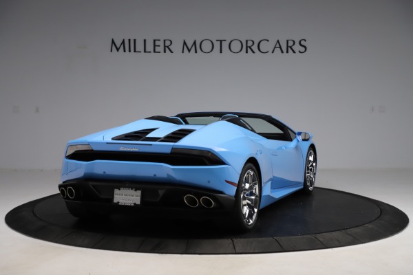 Used 2016 Lamborghini Huracan LP 610-4 Spyder for sale Sold at Miller Motorcars Aston Martin in Greenwich CT 06830 7