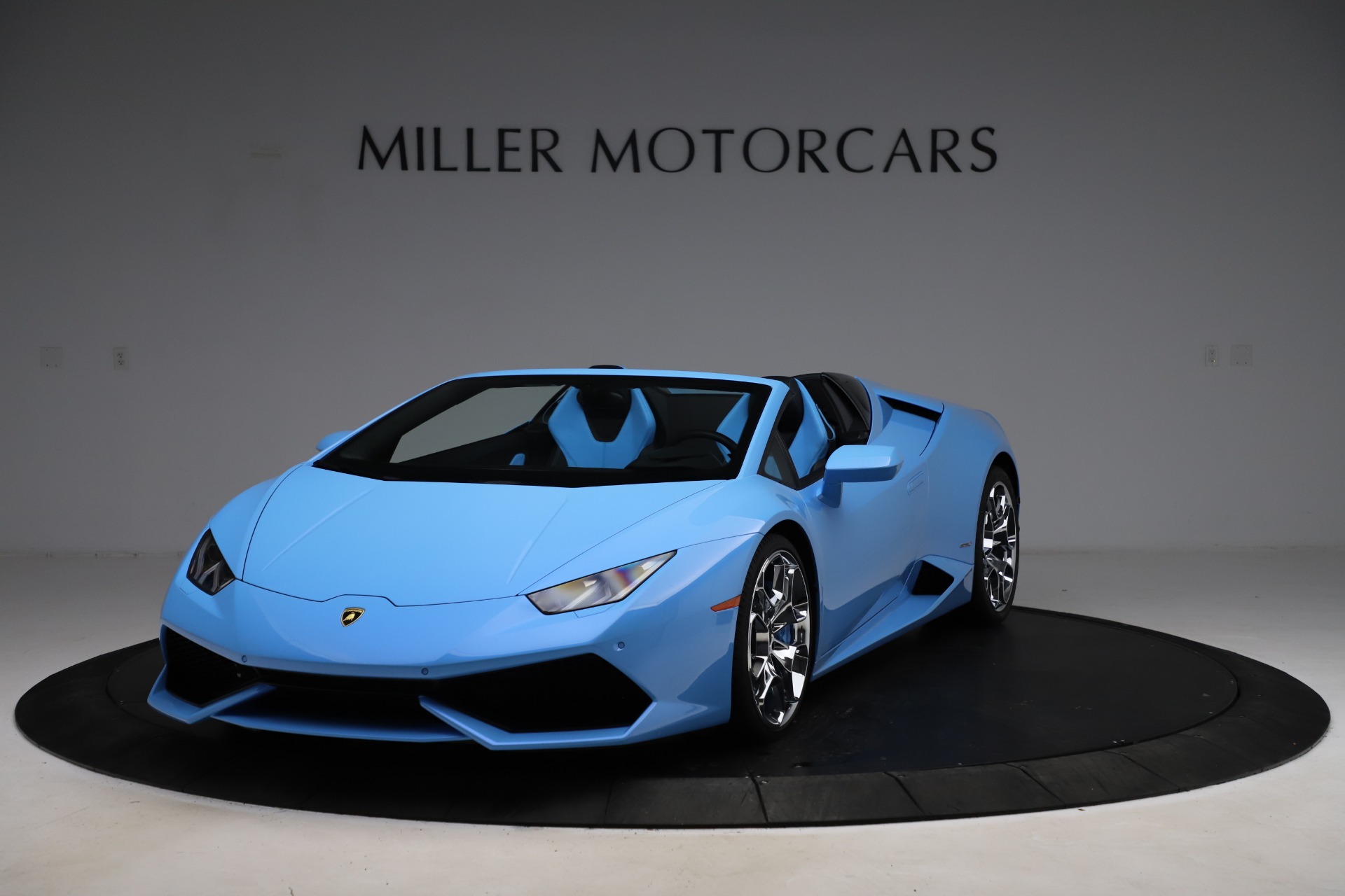 Used 2016 Lamborghini Huracan LP 610-4 Spyder for sale Sold at Miller Motorcars Aston Martin in Greenwich CT 06830 1