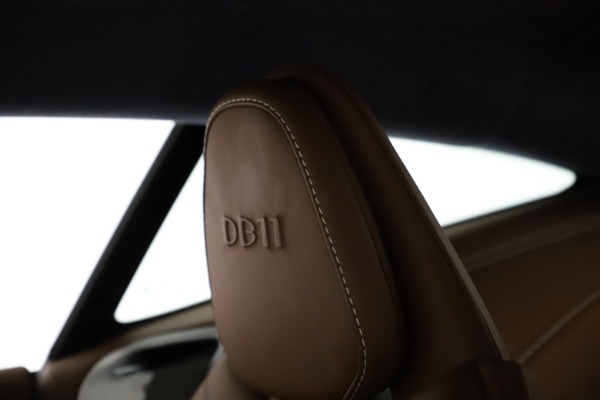 Used 2017 Aston Martin DB11 V12 for sale Sold at Miller Motorcars Aston Martin in Greenwich CT 06830 22