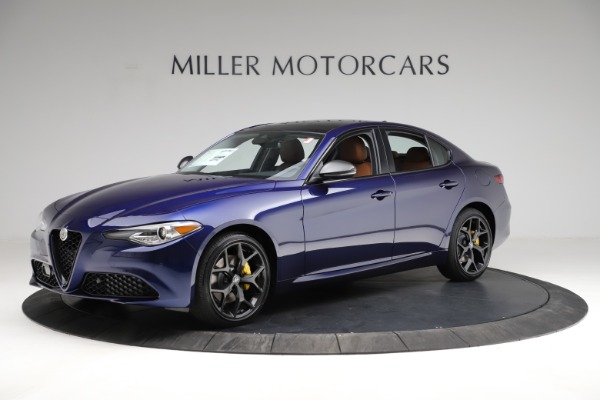 New 2021 Alfa Romeo Giulia Ti Q4 for sale Sold at Miller Motorcars Aston Martin in Greenwich CT 06830 2