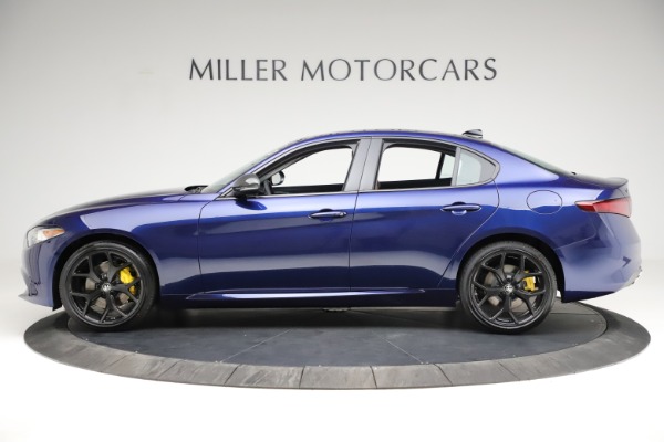 New 2021 Alfa Romeo Giulia Ti Q4 for sale Sold at Miller Motorcars Aston Martin in Greenwich CT 06830 3