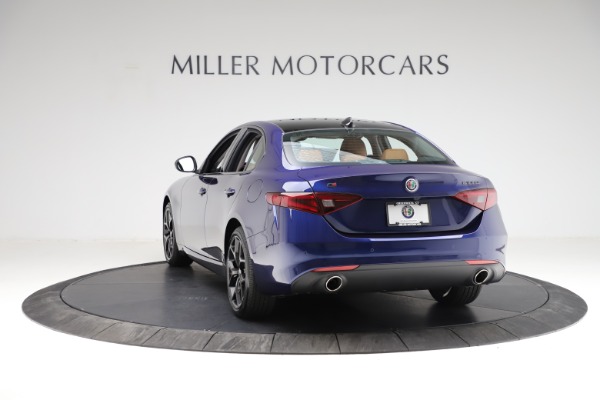 New 2021 Alfa Romeo Giulia Ti Q4 for sale Sold at Miller Motorcars Aston Martin in Greenwich CT 06830 5