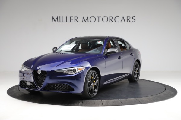 New 2021 Alfa Romeo Giulia Ti Q4 for sale Sold at Miller Motorcars Aston Martin in Greenwich CT 06830 1