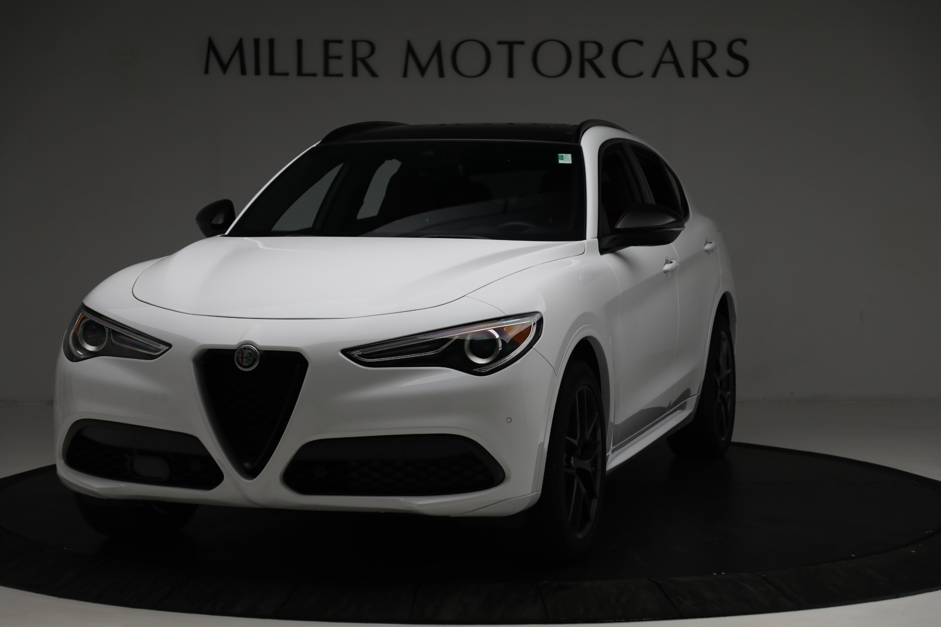 Used 2021 Alfa Romeo Stelvio Ti Sport Q4 for sale Sold at Aston Martin of Greenwich in Greenwich CT 06830 1