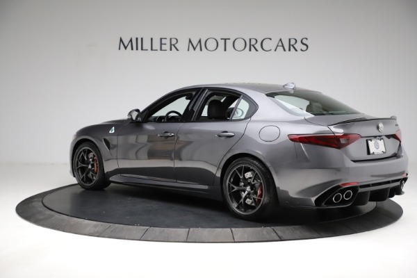 New 2021 Alfa Romeo Giulia Quadrifoglio for sale Sold at Miller Motorcars Aston Martin in Greenwich CT 06830 4