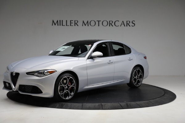 New 2021 Alfa Romeo Giulia Ti Sport Q4 for sale Sold at Aston Martin of Greenwich in Greenwich CT 06830 1