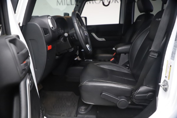 Used 2015 Jeep Wrangler Unlimited Rubicon Hard Rock for sale Sold at Aston Martin of Greenwich in Greenwich CT 06830 15