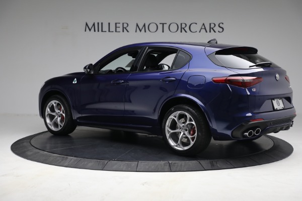 New 2021 Alfa Romeo Stelvio Quadrifoglio for sale Sold at Miller Motorcars Aston Martin in Greenwich CT 06830 4
