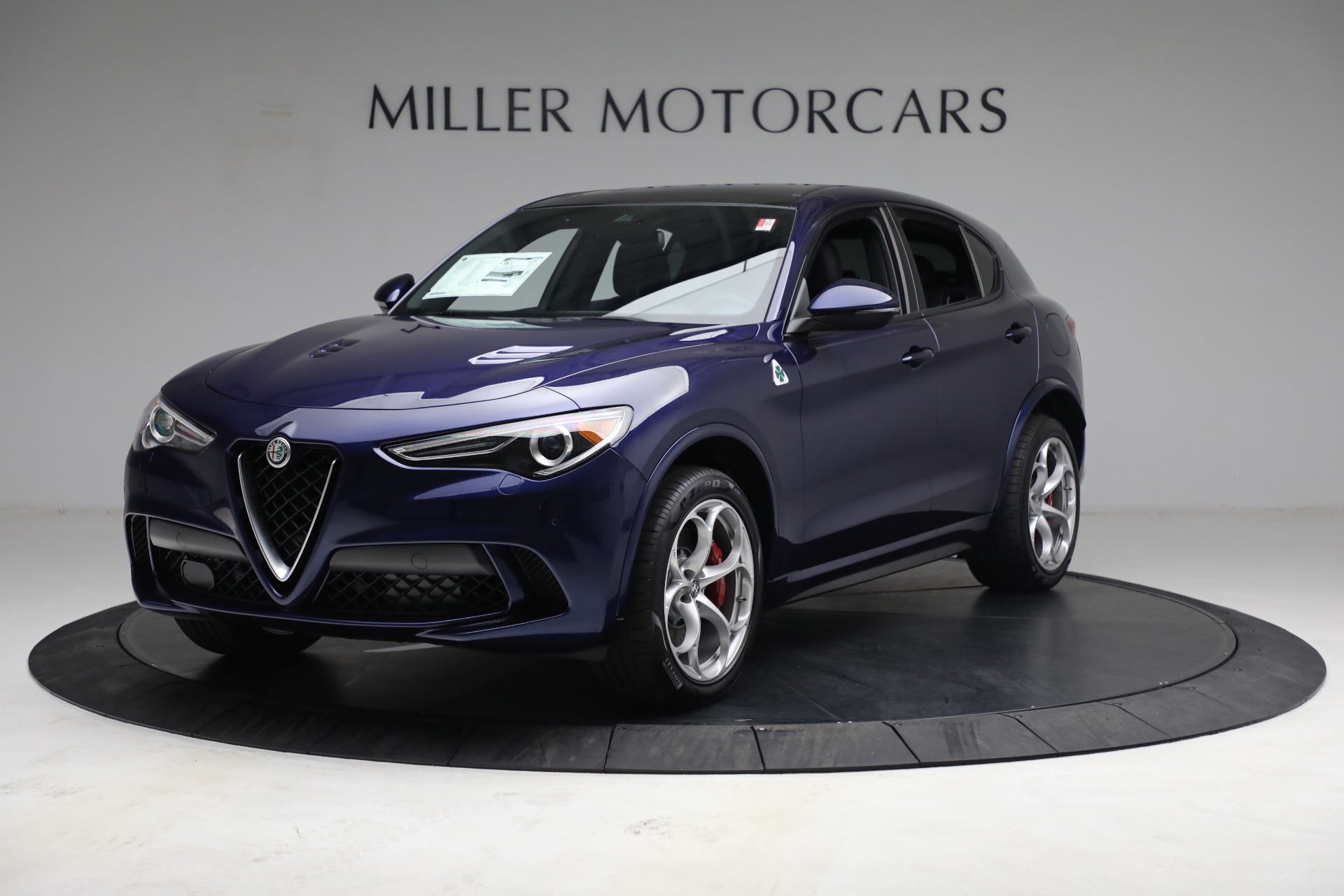 New 2021 Alfa Romeo Stelvio Quadrifoglio for sale Sold at Miller Motorcars Aston Martin in Greenwich CT 06830 1