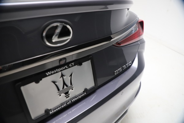 Used 2019 Lexus ES 350 F SPORT for sale Sold at Miller Motorcars Aston Martin in Greenwich CT 06830 23