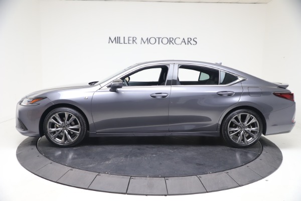 Used 2019 Lexus ES 350 F SPORT for sale Sold at Miller Motorcars Aston Martin in Greenwich CT 06830 3