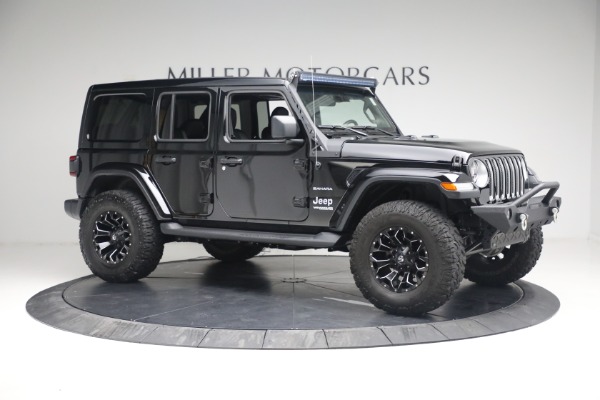 Used 2020 Jeep Wrangler Unlimited Sahara for sale Sold at Aston Martin of Greenwich in Greenwich CT 06830 12