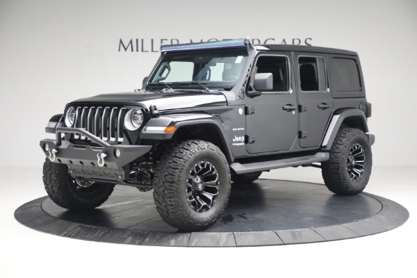 Used 2020 Jeep Wrangler Unlimited Sahara for sale Sold at Aston Martin of Greenwich in Greenwich CT 06830 2