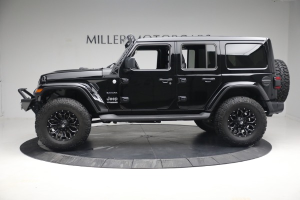 Used 2020 Jeep Wrangler Unlimited Sahara for sale Sold at Aston Martin of Greenwich in Greenwich CT 06830 4