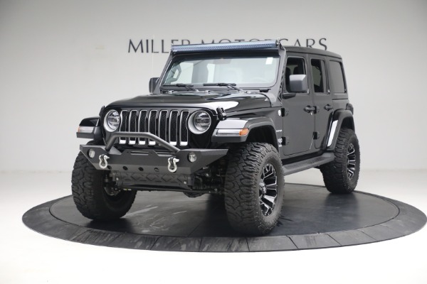 Used 2020 Jeep Wrangler Unlimited Sahara for sale Sold at Aston Martin of Greenwich in Greenwich CT 06830 1
