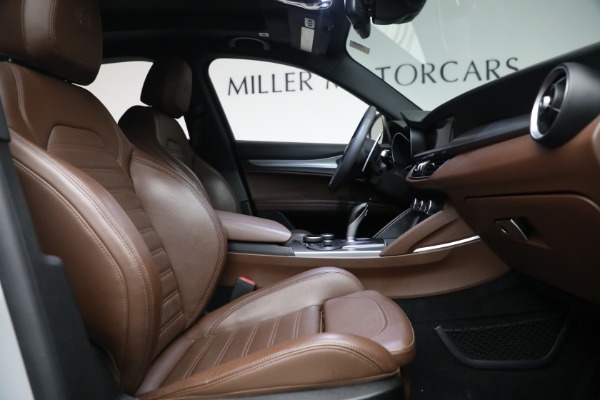 Used 2018 Alfa Romeo Stelvio Ti Sport for sale Sold at Miller Motorcars Aston Martin in Greenwich CT 06830 21