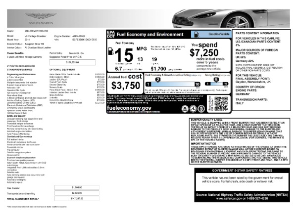 Used 2014 Aston Martin V8 Vantage Roadster for sale Sold at Aston Martin of Greenwich in Greenwich CT 06830 28