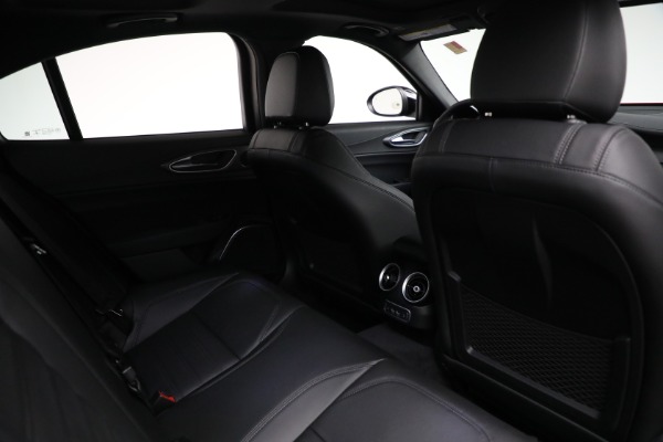 New 2022 Alfa Romeo Giulia Veloce for sale Sold at Miller Motorcars Aston Martin in Greenwich CT 06830 26
