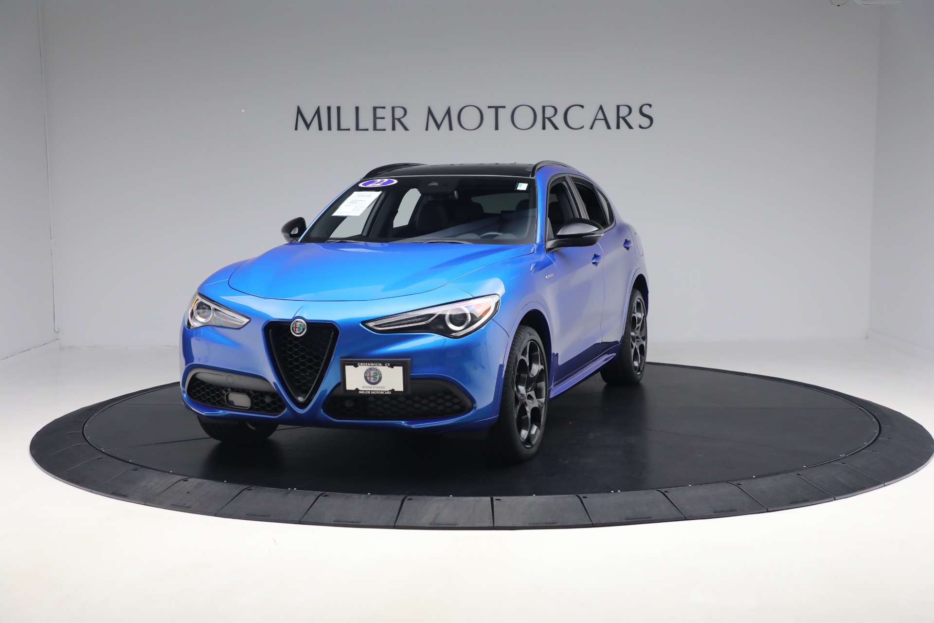 Used 2022 Alfa Romeo Stelvio Veloce for sale Sold at Miller Motorcars Aston Martin in Greenwich CT 06830 1