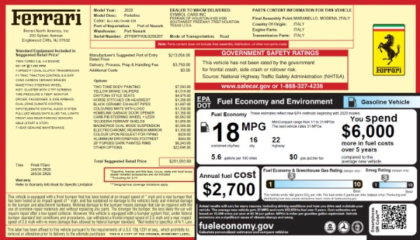 Used 2020 Ferrari Portofino for sale Sold at Aston Martin of Greenwich in Greenwich CT 06830 25