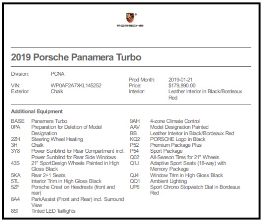 Used 2019 Porsche Panamera Turbo for sale $121,900 at Aston Martin of Greenwich in Greenwich CT 06830 24