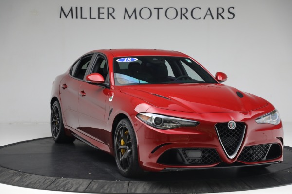 Used 2018 Alfa Romeo Giulia Quadrifoglio for sale $59,900 at Aston Martin of Greenwich in Greenwich CT 06830 11