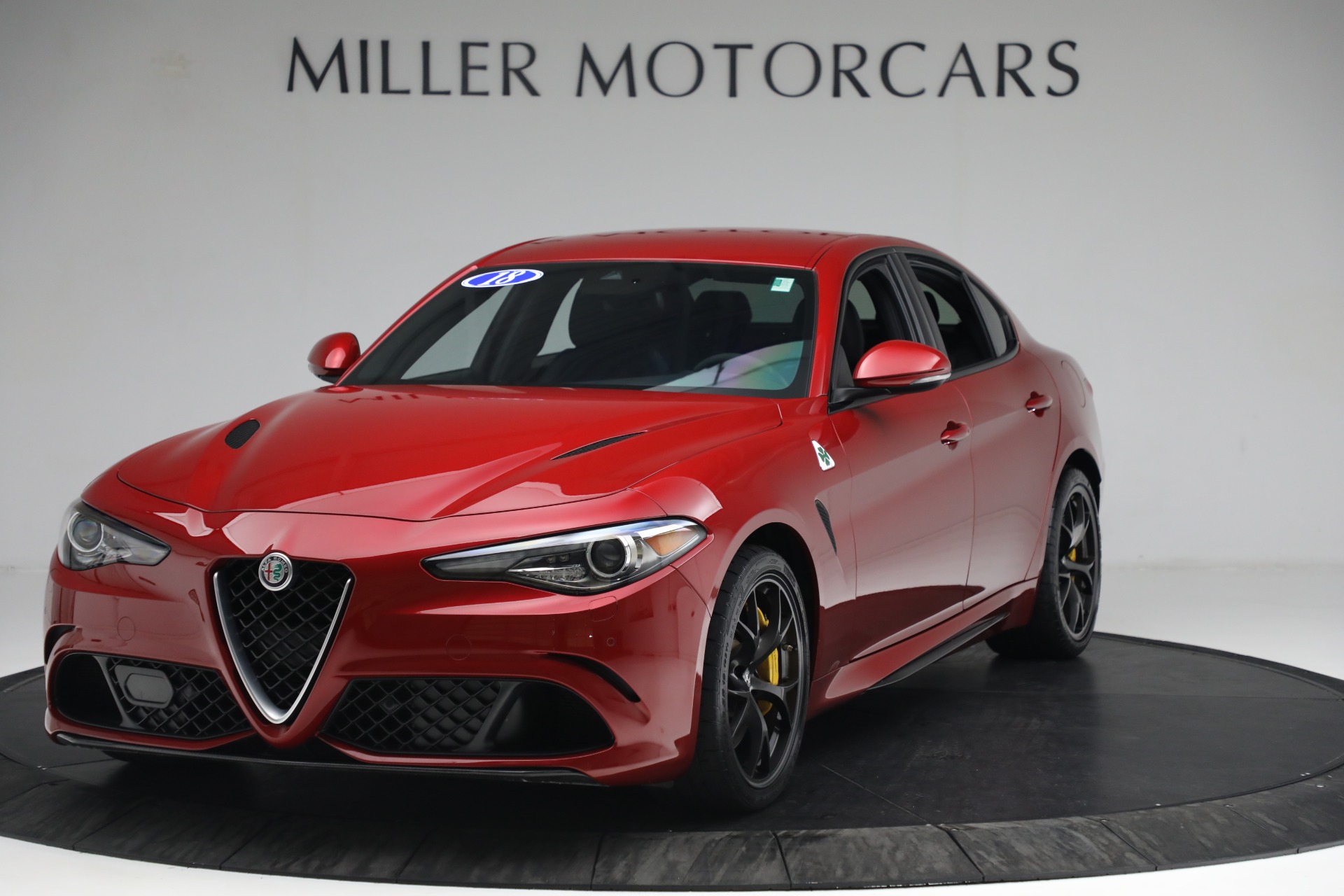 Used 2018 Alfa Romeo Giulia Quadrifoglio for sale $59,900 at Aston Martin of Greenwich in Greenwich CT 06830 1