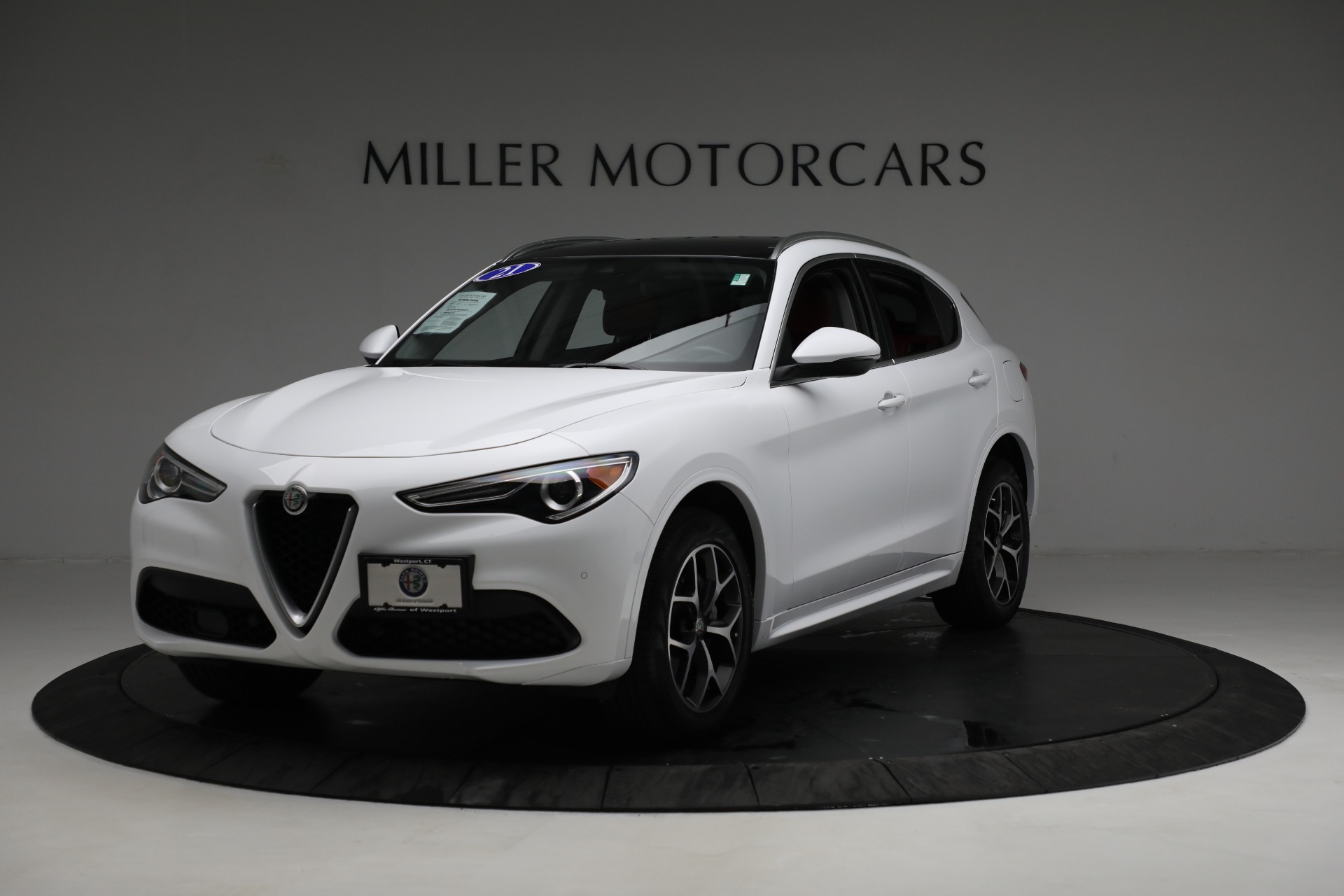 Used 2021 Alfa Romeo Stelvio TI for sale Call for price at Aston Martin of Greenwich in Greenwich CT 06830 1