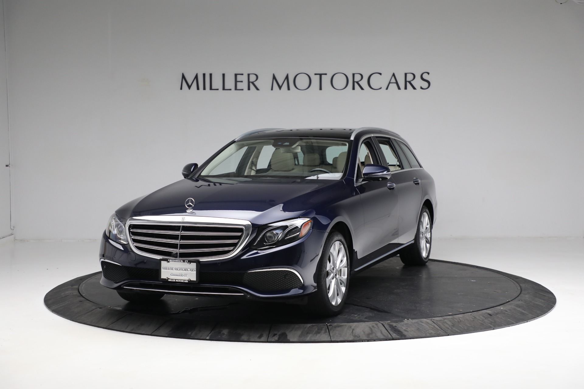 Used 2019 Mercedes-Benz E-Class E 450 4MATIC for sale Sold at Miller Motorcars Aston Martin in Greenwich CT 06830 1