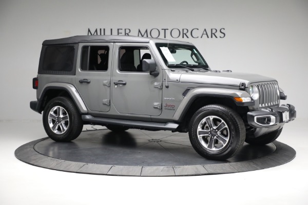 Used 2018 Jeep Wrangler Unlimited Sahara for sale Sold at Miller Motorcars Aston Martin in Greenwich CT 06830 10