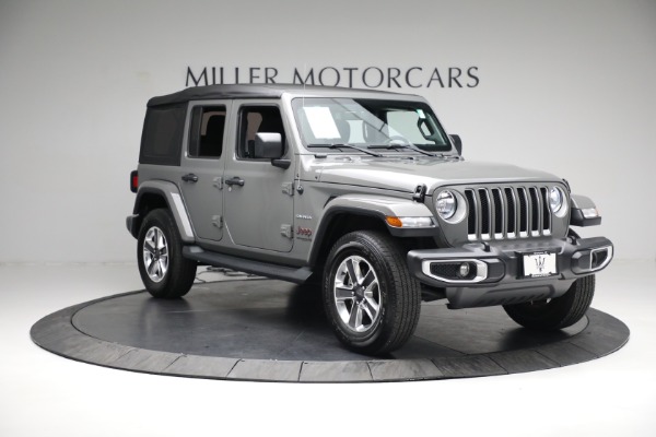 Used 2018 Jeep Wrangler Unlimited Sahara for sale Sold at Miller Motorcars Aston Martin in Greenwich CT 06830 11