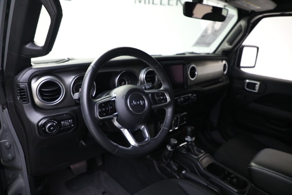 Used 2018 Jeep Wrangler Unlimited Sahara for sale Sold at Miller Motorcars Aston Martin in Greenwich CT 06830 13