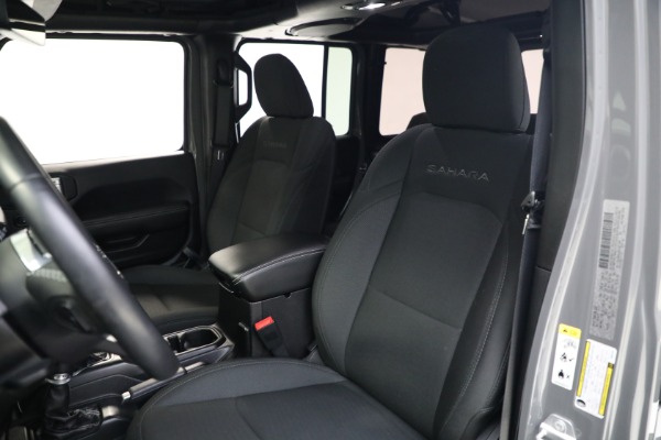 Used 2018 Jeep Wrangler Unlimited Sahara for sale Sold at Miller Motorcars Aston Martin in Greenwich CT 06830 15