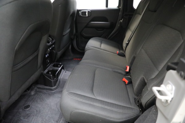 Used 2018 Jeep Wrangler Unlimited Sahara for sale Sold at Miller Motorcars Aston Martin in Greenwich CT 06830 18