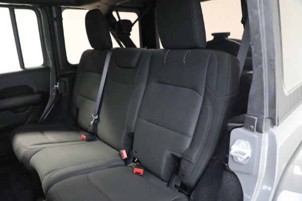 Used 2018 Jeep Wrangler Unlimited Sahara for sale Sold at Miller Motorcars Aston Martin in Greenwich CT 06830 19