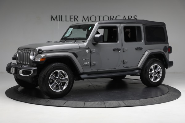 Used 2018 Jeep Wrangler Unlimited Sahara for sale Sold at Miller Motorcars Aston Martin in Greenwich CT 06830 2