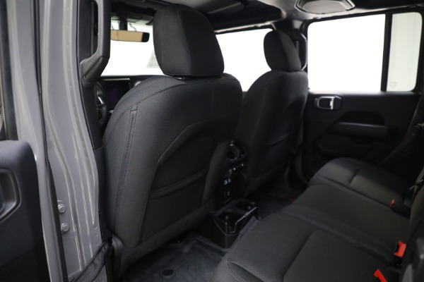 Used 2018 Jeep Wrangler Unlimited Sahara for sale Sold at Miller Motorcars Aston Martin in Greenwich CT 06830 20