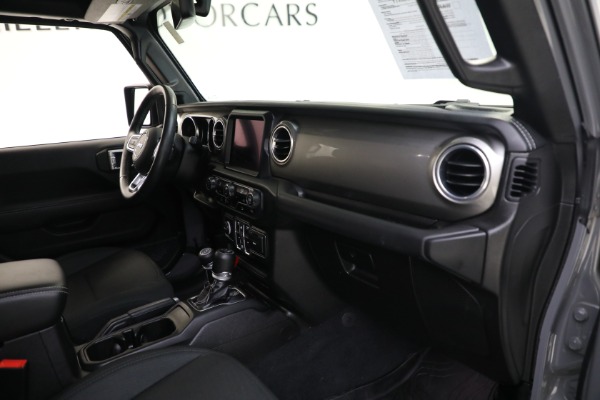 Used 2018 Jeep Wrangler Unlimited Sahara for sale Sold at Miller Motorcars Aston Martin in Greenwich CT 06830 21