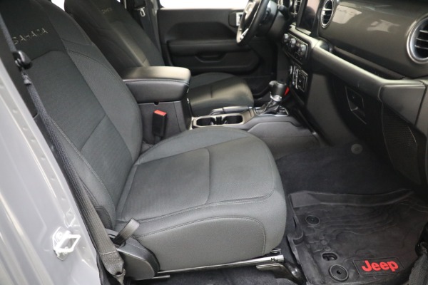 Used 2018 Jeep Wrangler Unlimited Sahara for sale Sold at Miller Motorcars Aston Martin in Greenwich CT 06830 22