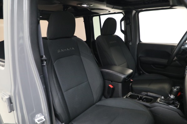 Used 2018 Jeep Wrangler Unlimited Sahara for sale Sold at Miller Motorcars Aston Martin in Greenwich CT 06830 23
