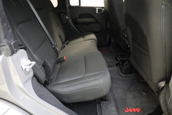 Used 2018 Jeep Wrangler Unlimited Sahara for sale Sold at Miller Motorcars Aston Martin in Greenwich CT 06830 24