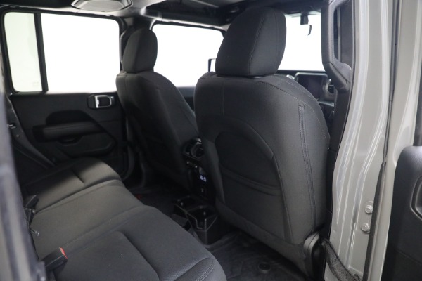 Used 2018 Jeep Wrangler Unlimited Sahara for sale Sold at Miller Motorcars Aston Martin in Greenwich CT 06830 25