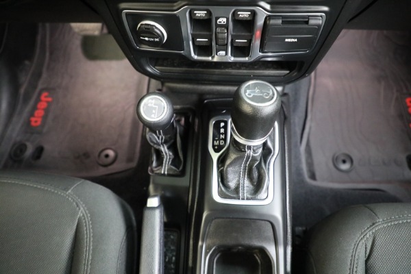 Used 2018 Jeep Wrangler Unlimited Sahara for sale Sold at Miller Motorcars Aston Martin in Greenwich CT 06830 28