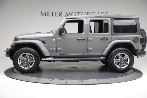 Used 2018 Jeep Wrangler Unlimited Sahara for sale Sold at Miller Motorcars Aston Martin in Greenwich CT 06830 3