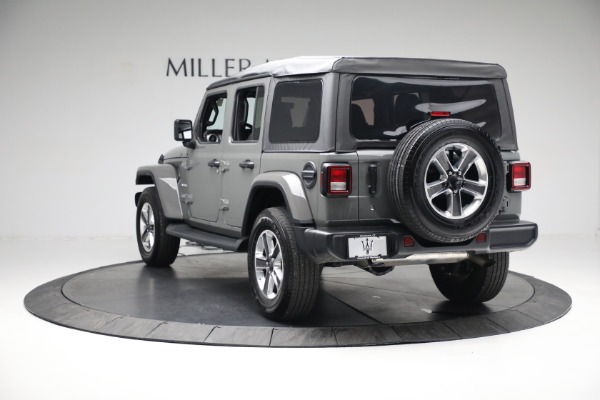 Used 2018 Jeep Wrangler Unlimited Sahara for sale Sold at Miller Motorcars Aston Martin in Greenwich CT 06830 5