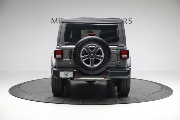 Used 2018 Jeep Wrangler Unlimited Sahara for sale Sold at Miller Motorcars Aston Martin in Greenwich CT 06830 6